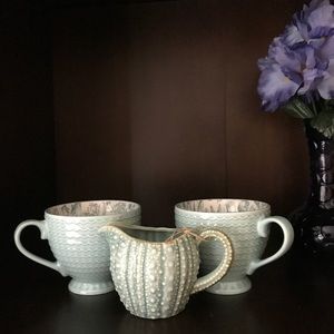 Ocean breeze beach style Coffee cup set